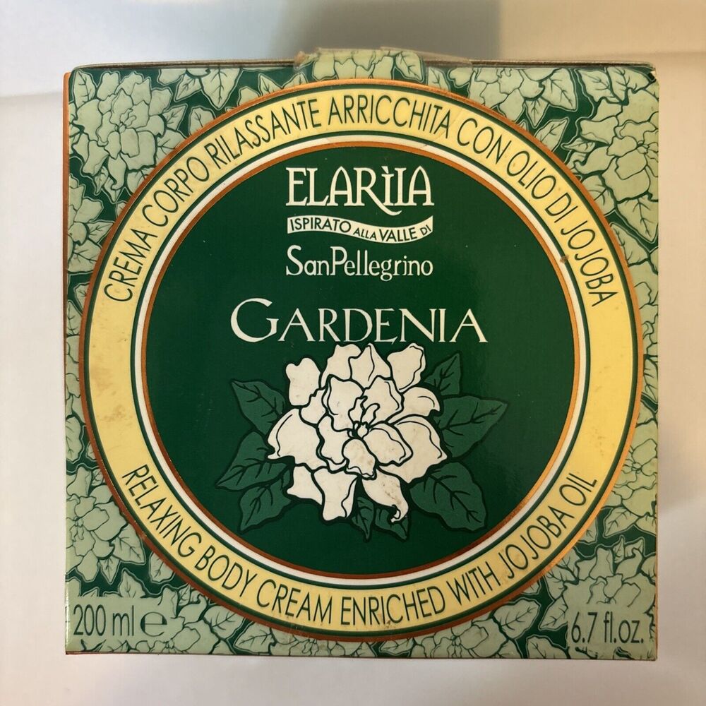 Perlier Elariia Gardenia Relaxing Body Cream Enriched with Jojoba Oil 6.7oz